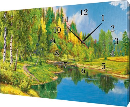 Часы на холсте 40х50 У429
